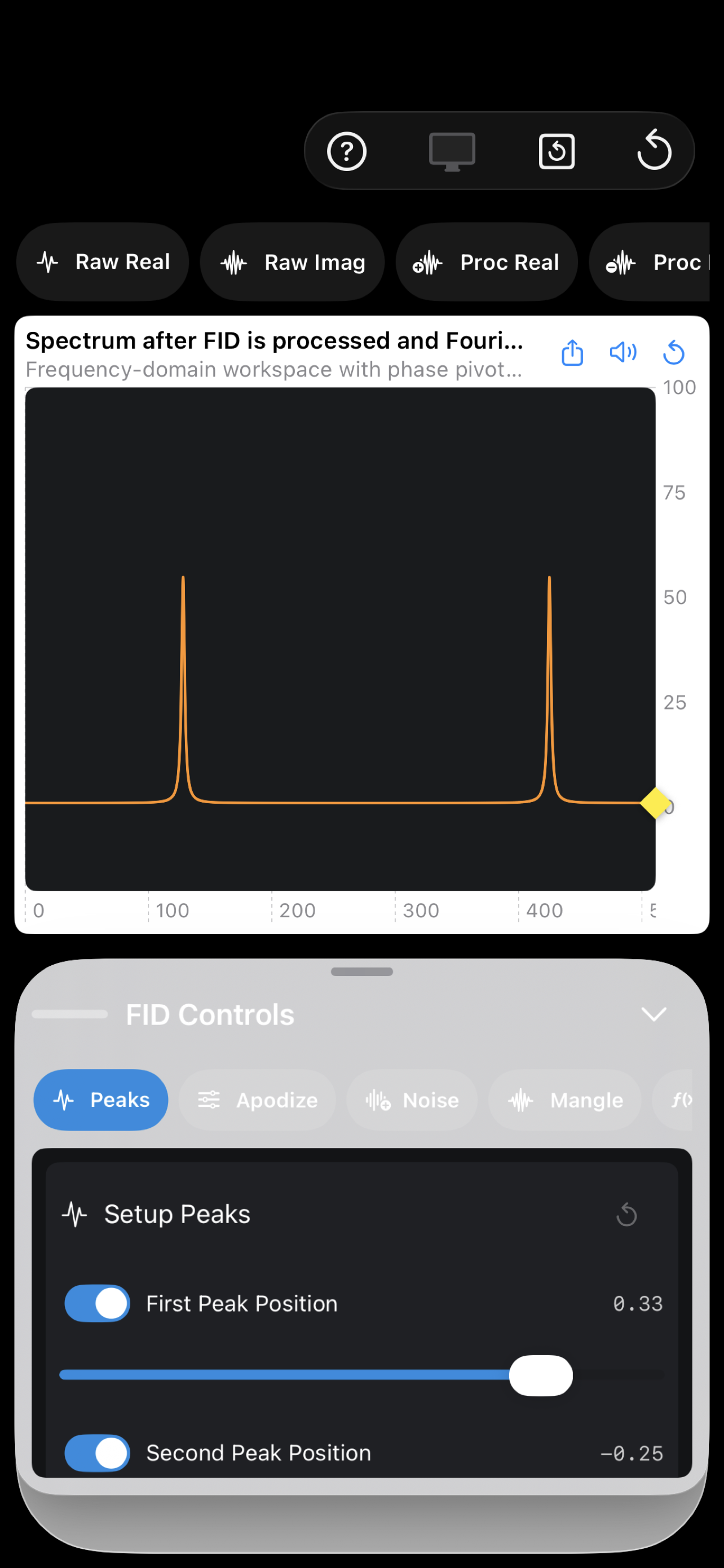 NMR Tutor · iPhone